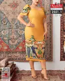 پیراهن مجلسی زنانه سایز بزرگ کد 2551