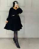 لباس مجلسی و عروسکی کوتاه مدل کاملیا