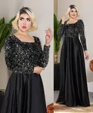 لباس مجلسی و شب ماکسی مدل ساتین