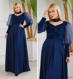 لباس مجلسی و شب ماکسی مدل سابین