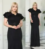 لباس مجلسی و شب ماکسی مدل حلزونی