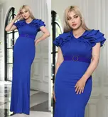 لباس مجلسی و شب ماکسی مدل حلزونی