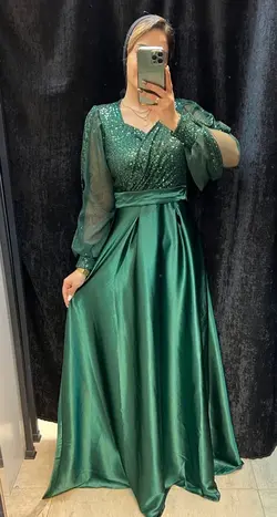 لباس مجلسی ماکسی و شب زنانه مدل سولینا