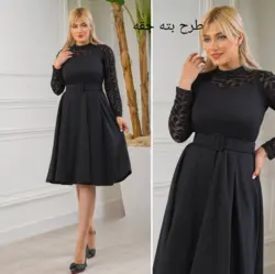 لباس مجلسی و عروسکی کوتاه مدل رزالین