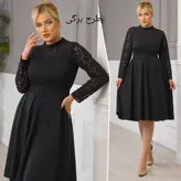 لباس مجلسی و عروسکی کوتاه مدل رزالین