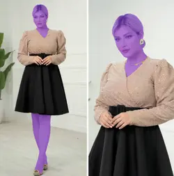 لباس مجلسی و شب عروسکی مدل توتیا