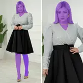 لباس مجلسی و شب عروسکی مدل توتیا