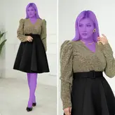 لباس مجلسی و شب عروسکی مدل توتیا