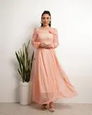 لباس مجلسی و شب ماکسی مدل نورا