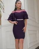 لباس مجلسی و شب کوتاه مدل مینا