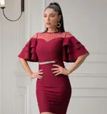 لباس مجلسی و شب کوتاه مدل مینا