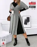 پیراهن نخی ضخیم بیگ سایز کد 2414