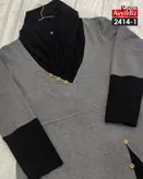 پیراهن نخی ضخیم بیگ سایز کد 2414