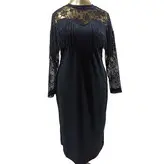 پیراهن مجلسی زنانه سایز بزرگ مدل ریشه دار