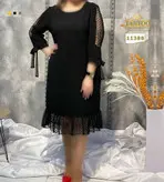 پیراهن مجلسی زنانه سایز بزرگ مدل 11388