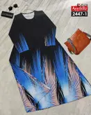 پیراهن خاص حاشیه دار بیگ سایز کد 2447