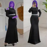 لباس مجلسی و شب ماکسی مدل فرزان