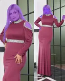 لباس مجلسی و شب ماکسی مدل فرزان