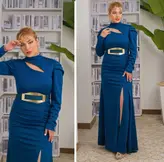 لباس مجلسی و شب ماکسی مدل ساچلی