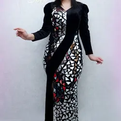 لباس مجلسی و شب ماکسی مدل الماس 2