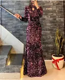 لباس مجلسی و شب ماکسی مدل اشکی پولکی