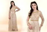لباس مجلسی و شب ماکسی مدل متینا