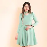 لباس مجلسی و عروسکی کوتاه مدل فیروزه