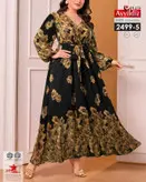 پیراهن مجلسی زنانه ترند سایز بزرگ کد 2499/3