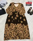 پیراهن مجلسی زنانه ترند سایز بزرگ کد 2499/3