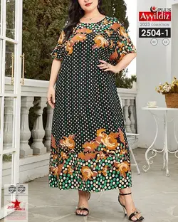 تونیک نخی زنانه ازاد سایز یزرگ کد 2504