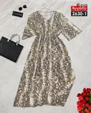 پیراهن مجلسی شیک و زیبا زنانه سایز بزرگ کد 2630