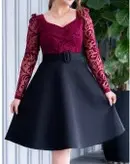 لباس مجلسی و شب میدی مدل سروا 1/2