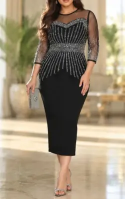 لباس مجلسی و شب ماکسی مدل مهسان