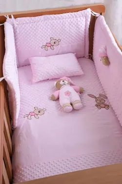 سرویس روتختی مخمل گل جامگان طرح خرس