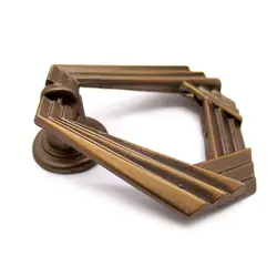 دستگیره تک پیچ الماسی مسی فلزی مدل پلاس طول 60 میلی‌متر