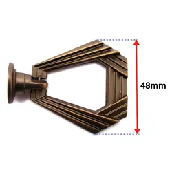 دستگیره تک پیچ الماسی مسی فلزی مدل پلاس طول 60 میلی‌متر