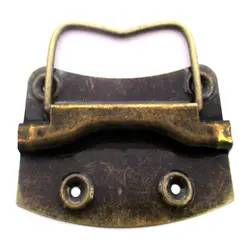 دستگیره آنتیک زیتونی فلزی طول 75 میلی‌متر