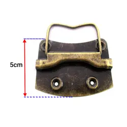 دستگیره آنتیک زیتونی فلزی طول 75 میلی‌متر