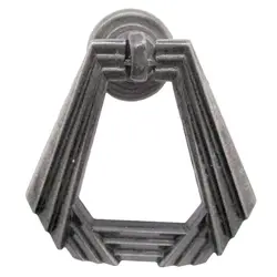 دستگیره تک پیچ الماسی نقره‌ای فلزی طول 60 میلی‌متر