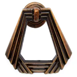 دستگیره تک پیچ الماسی مسی پتینه فلزی طول 60 میلی‌متر