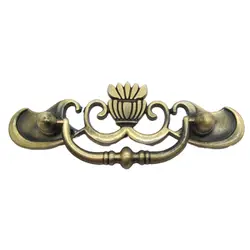 دستگیره آنتیک دو پیچ طرح تاج زیتونی
