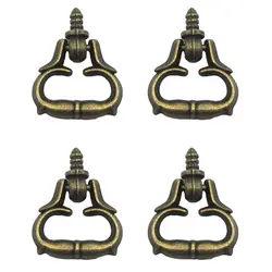 دستگیره آنتیک فلزی پیچ سر خود زیتونی بسته 4 عددی