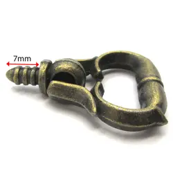 دستگیره آنتیک فلزی پیچ سر خود زیتونی بسته 4 عددی