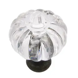 دستگیره تزیینی طرح کریستال ارتفاع 33 میلی‌متر بسته 2 عددی