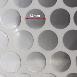 پولک چسبی پیچ نقره ای SEZA کد S-1510 ورق 50 عددی