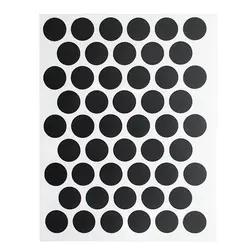 پولک چسبی پیچ مشکی مات SEZA کد S-1105 ورق 50 عددی