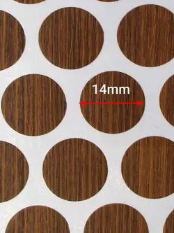 پولک چسبی پیچ آ.چام مات SEZA کد S-1216 ورق 50 عددی