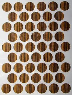 پولک چسبی پیچ مشه تیره مات SEZA کد S-1206 ورق 50 عددی