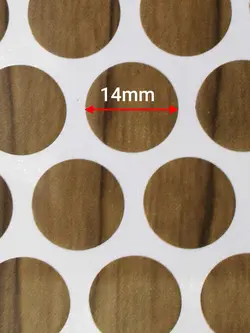 پولک چسبی پیچ سافاری مات SEZA ورق 50 عددی