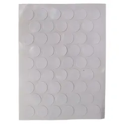 پولک چسبی پیچ سفید صابونی براق SEZA کد S-1108 ورق 50 عددی